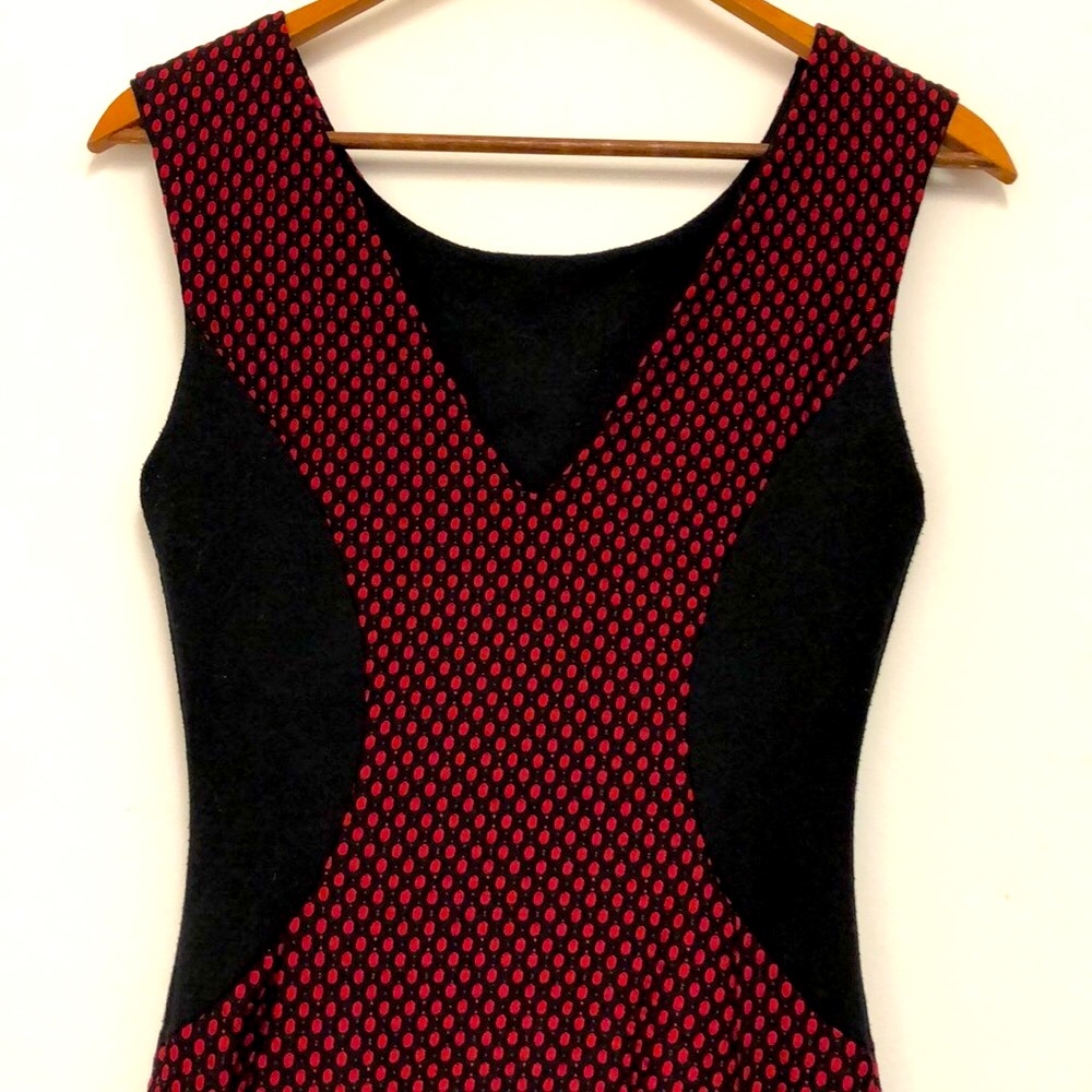 Reversible A-Line Sleeveless Pinup Skater Dress - Picture 4 of 7